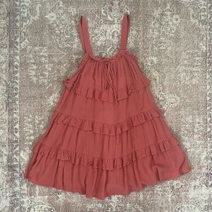 Forever 21 tiered coral dress